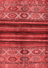 Abstract Red Modern Rug, abs604red