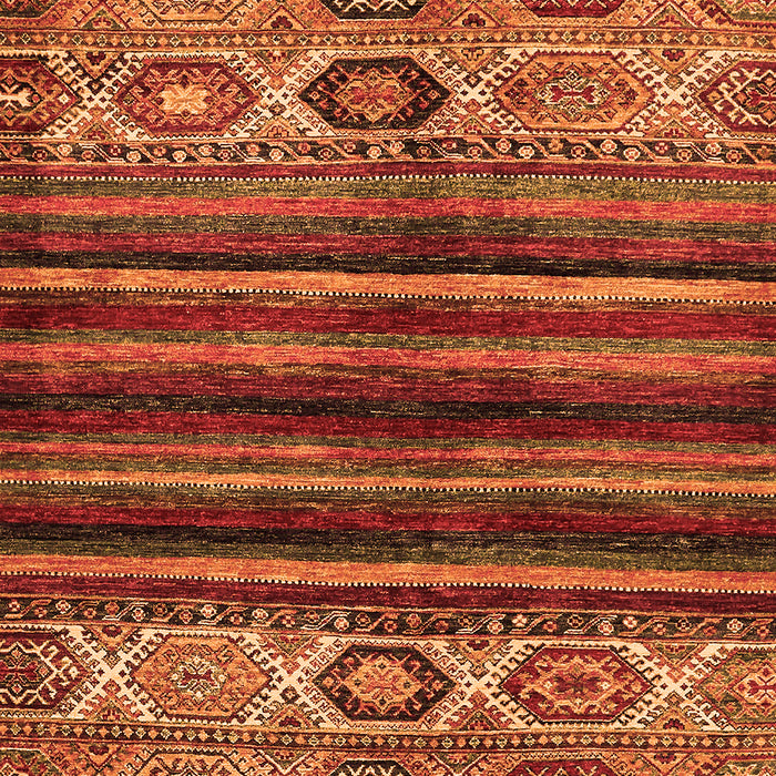 Machine Washable Abstract Orange Modern Area Rugs, wshabs604org