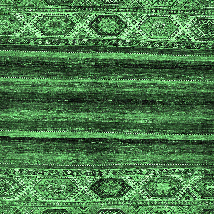 Abstract Emerald Green Modern Rug, abs604emgrn