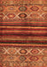 Abstract Orange Modern Rug, abs604org