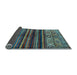 Sideview of Abstract Light Blue Modern Rug, abs604lblu