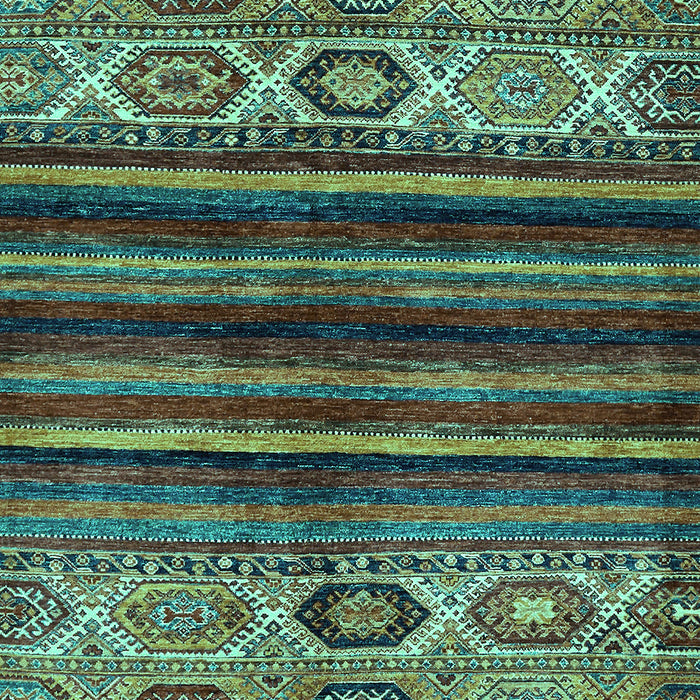Abstract Turquoise Modern Rug, abs604turq