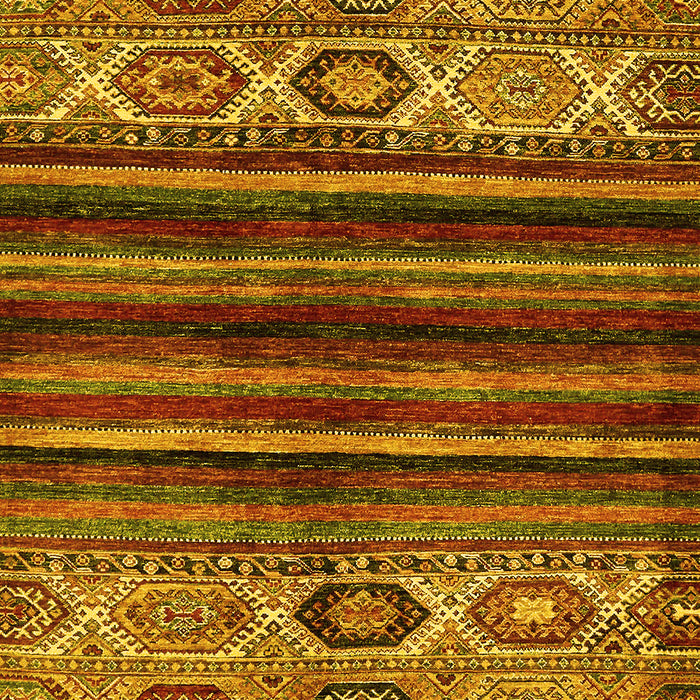 Abstract Yellow Modern Rug, abs604yw