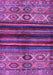 Machine Washable Abstract Purple Modern Area Rugs, wshabs604pur