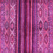 Square Abstract Pink Modern Rug, abs604pnk