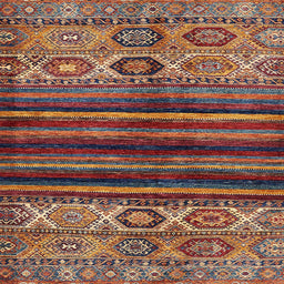 Square Machine Washable Abstract Saffron Red Rug, wshabs604