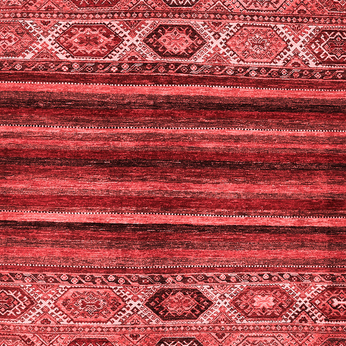 Machine Washable Abstract Red Modern Rug, wshabs604red