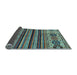 Sideview of Abstract Light Blue Modern Rug, abs605lblu