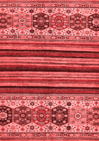 Abstract Red Modern Rug, abs605red