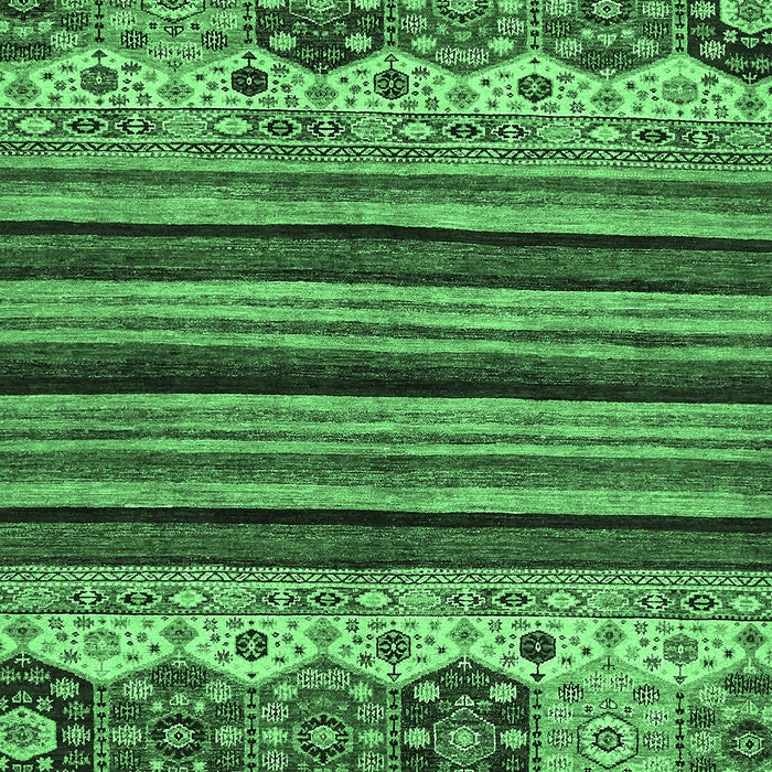 Abstract Emerald Green Modern Rug, abs605emgrn