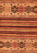 Abstract Orange Modern Rug, abs605org