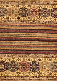 Abstract Brown Modern Rug, abs605brn