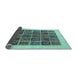 Sideview of Abstract Light Blue Modern Rug, abs606lblu