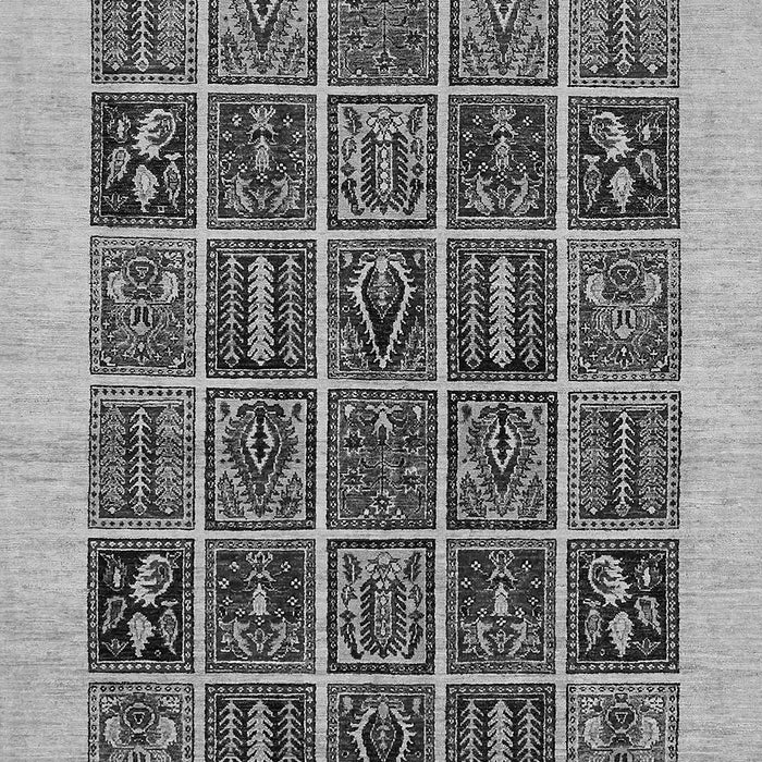 Abstract Gray Modern Rug, abs606gry