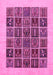 Machine Washable Abstract Pink Modern Rug, wshabs606pnk