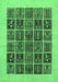 Machine Washable Abstract Emerald Green Modern Area Rugs, wshabs606emgrn