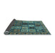 Sideview of Abstract Light Blue Modern Rug, abs607lblu