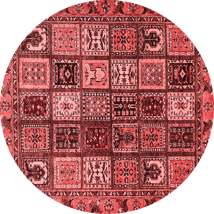 Machine Washable Abstract Red Modern Rug, wshabs607red