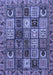 Machine Washable Abstract Blue Modern Rug, wshabs607blu