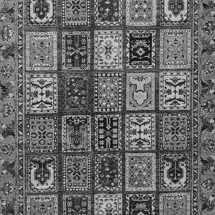 Machine Washable Abstract Gray Modern Rug, wshabs607gry