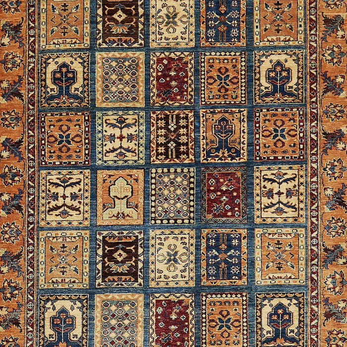 Machine Washable Abstract Bakers Brown Rug, wshabs607