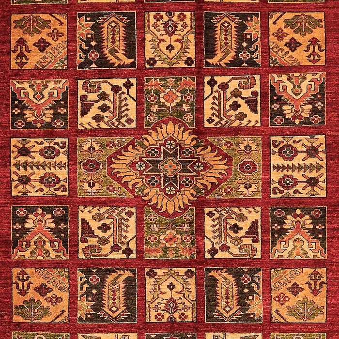 Machine Washable Abstract Orange Modern Area Rugs, wshabs608org