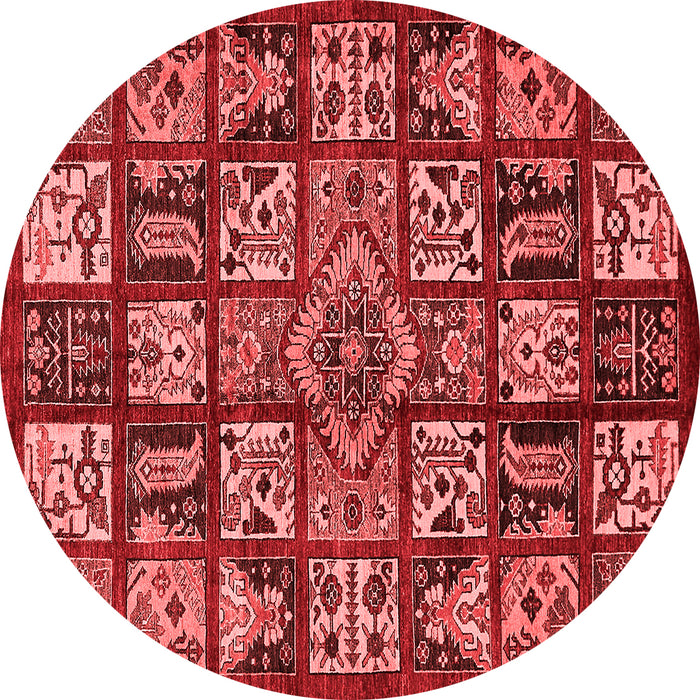 Machine Washable Abstract Red Modern Rug, wshabs608red