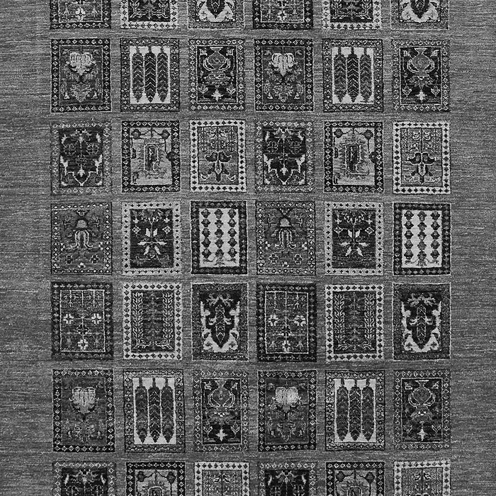 Abstract Gray Modern Rug, abs609gry