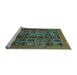 Sideview of Machine Washable Abstract Light Blue Modern Rug, wshabs609lblu