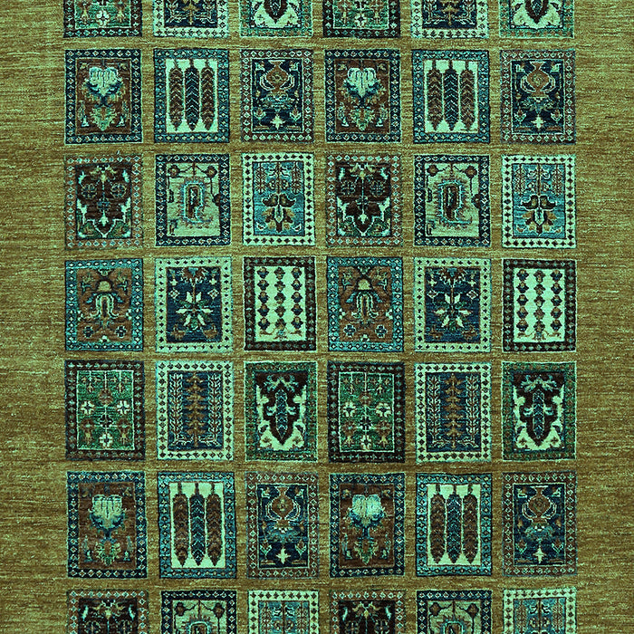 Abstract Turquoise Modern Rug, abs609turq