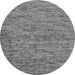 Round Abstract Gray Modern Rug, abs60gry