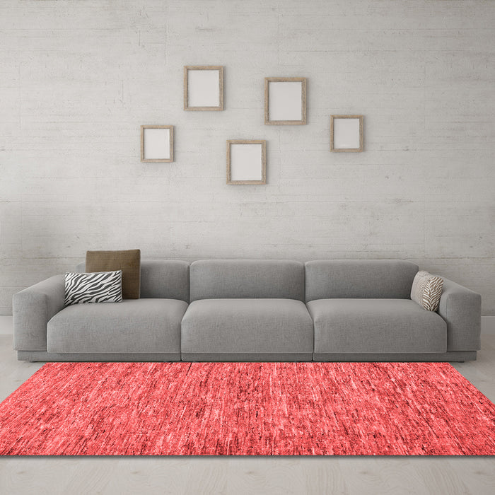 Modern Red Washable Rugs
