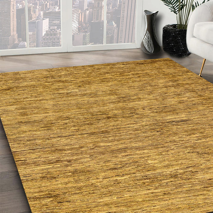 Machine Washable Abstract Sedona Brown Rug in a Family Room, wshabs60