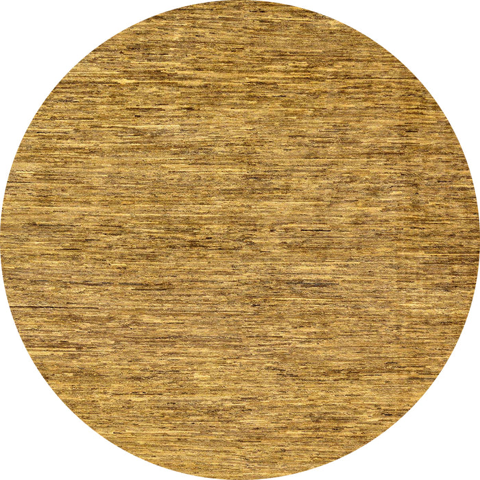 Round Abstract Sedona Brown Modern Rug, abs60