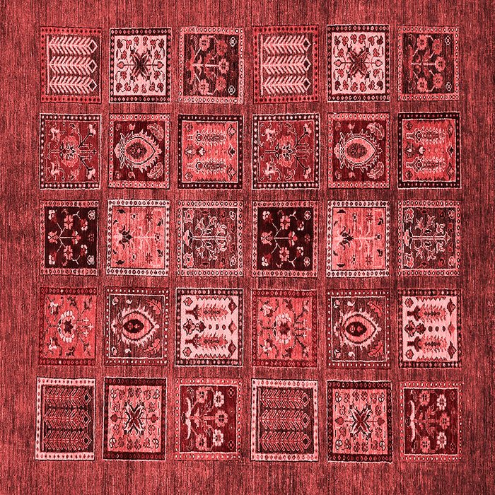 Machine Washable Oriental Red Modern Rug, wshabs610red