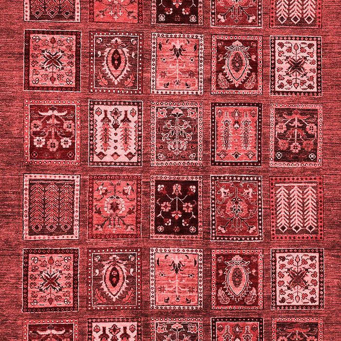 Oriental Red Modern Area Rugs