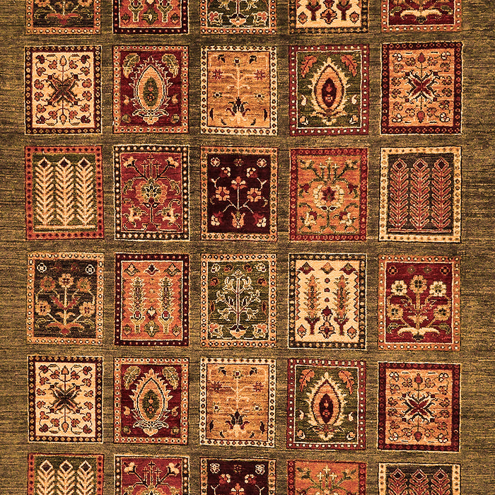 Machine Washable Oriental Orange Modern Area Rugs, wshabs610org