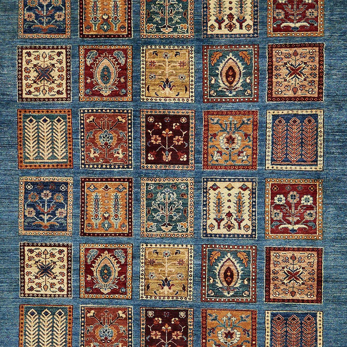 Abstract Burgundy Brown Oriental Rug, abs610