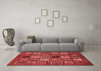 Machine Washable Oriental Red Modern Rug, wshabs610red