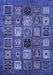 Oriental Blue Modern Rug, abs610blu