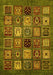 Oriental Yellow Modern Rug, abs610yw