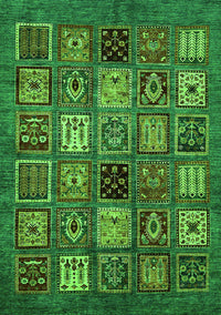 Oriental Green Modern Rug, abs610grn