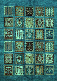 Oriental Turquoise Modern Rug, abs610turq