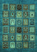 Oriental Turquoise Modern Rug, abs610turq