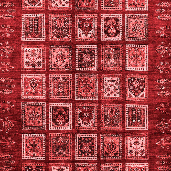 Abstract Red Modern Area Rugs