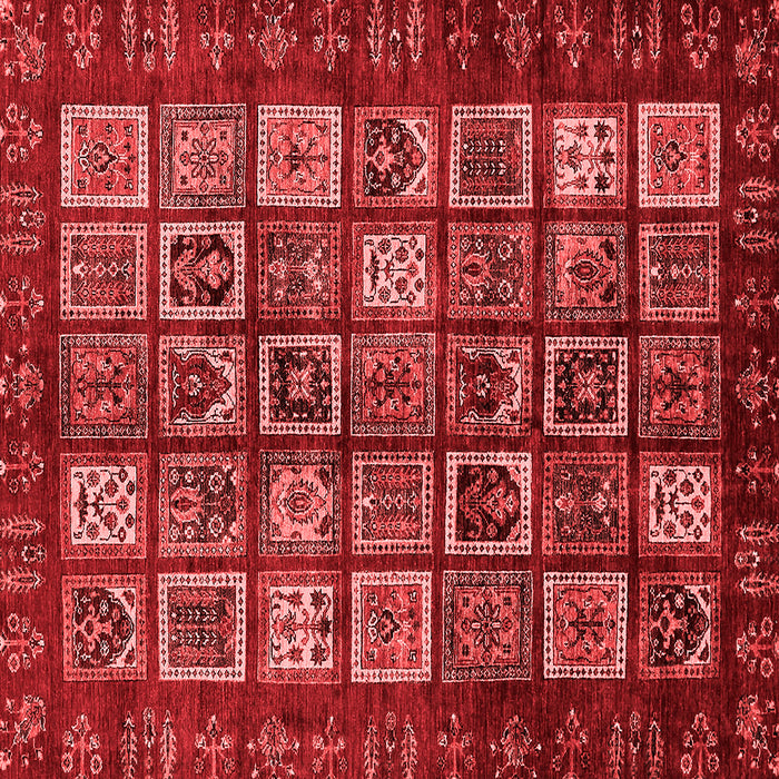 Abstract Red Modern Rug, abs611red
