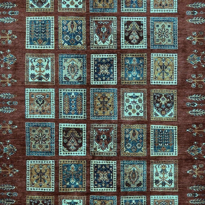 Machine Washable Abstract Light Blue Modern Rug, wshabs611lblu