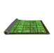 Sideview of Abstract Green Modern Rug, abs612grn