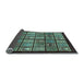 Sideview of Abstract Light Blue Modern Rug, abs612lblu