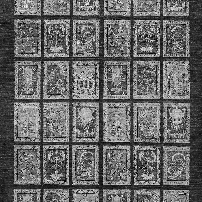 Abstract Gray Modern Rug, abs612gry